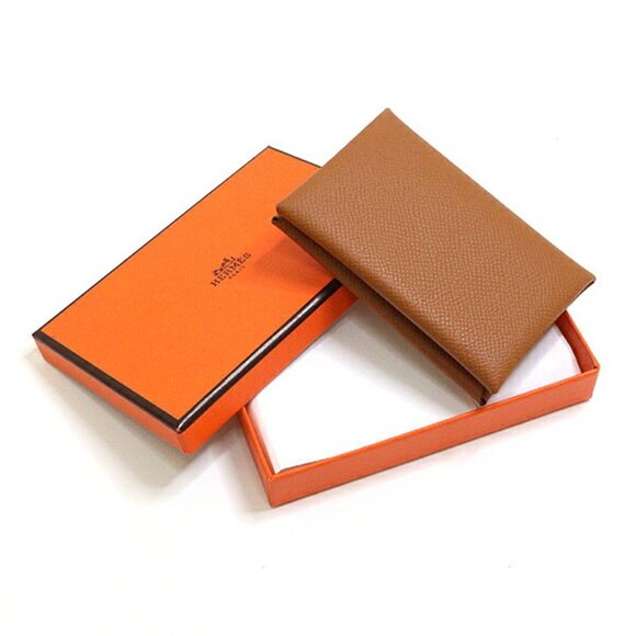 HERMES Brown Leather Wallet - Picture 2 of 3